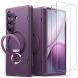 Защитный комплект TORRAS Ostand Q3 Spin with MagSafe (FF) для Samsung Galaxy Fold 8 Ultra - Purple. Фото 1 из 9