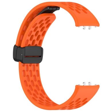 Ремешок Deexe Eclipse для Samsung Galaxy Fit 3 - Orange