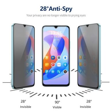 Защитное стекло HAT PRINCE Anti-Spy для Samsung Galaxy A24 (A245) - Black