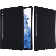 Защитный чехол Deexe Silicone Shell для Samsung Galaxy Tab S8 Ultra (T900/906) - Black