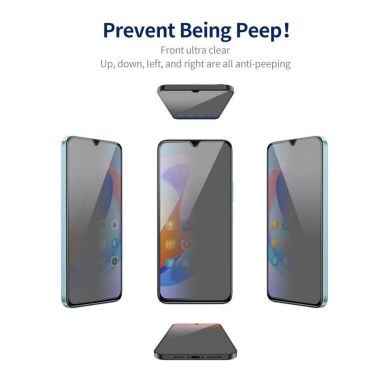 Защитное стекло HAT PRINCE Anti-Spy для Samsung Galaxy A24 (A245) - Black