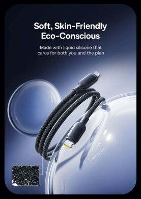 Кабель Baseus PicoGo Type-С to Type-C (240W, 1m) E0423300 - Black