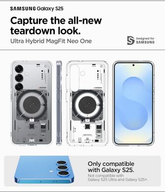Захисний чохол Spigen (SGP) Ultra Hybrid Neo One (MagFit) для Samsung Galaxy S25 (S931) ACS09470 - Neo One