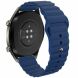 Ремешок Deexe Silicone Strap для часов с шириной крепления 22мм - Dark Blue. Фото 1 из 7