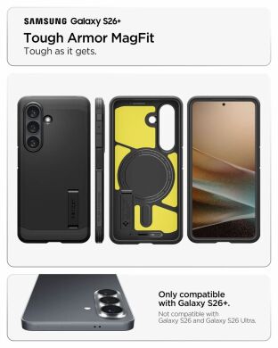 Захисний чохол Spigen Tough Armor (MagFit) для Samsung Galaxy S26 Plus (S947) ACS10715 - Abyss Green
