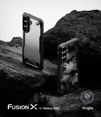 Захисний чохол Ringke Fusion X для Samsung Galaxy S26 Plus (S947) 8800328815124 - Black