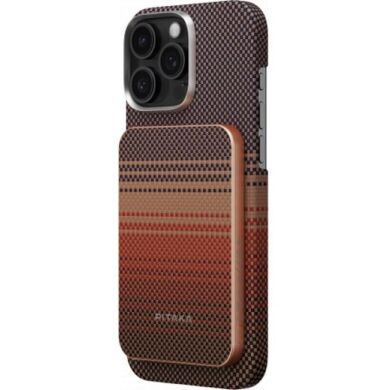 Зовнішній акумулятор Pitaka Aramid Qi2 15W (5000mAh) PBQ2402 - Sunset