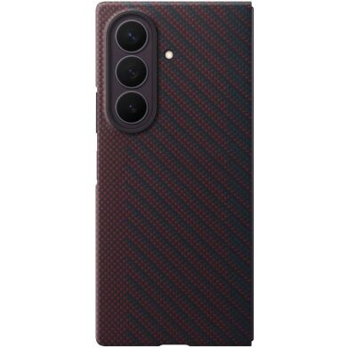 Оригінальний чохол Carbon Magnet Case для Samsung Galaxy Fold 8 Ultra (EF-KF976SREGUA) - Dark Red