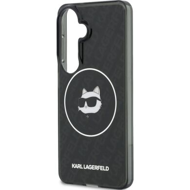 Защитный чехол Karl Lagerfeld IML Repeated Choupette MagSafe для Samsung Galaxy S26 (S942) KLHMS26SHMKBCHOK - Black