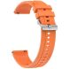 Ремешок Deexe Silicone Band для часов с шириной крепления 18 мм - Orange. Фото 3 из 5