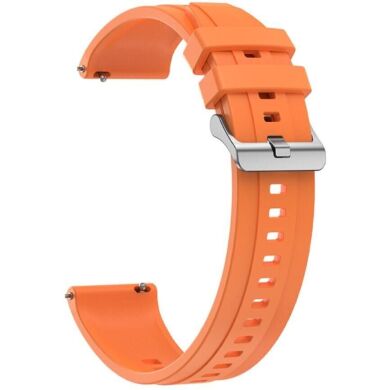Ремешок Deexe Silicone Band для часов с шириной крепления 18 мм - Orange