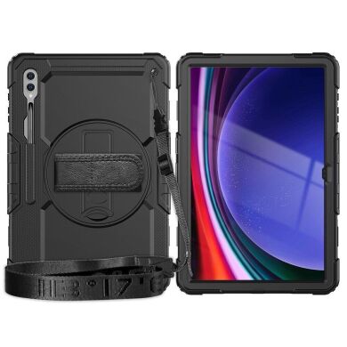 Захисний чохол Deexe Shockproof Case для Samsung Galaxy Tab S9 Ultra (X910/916) - Black