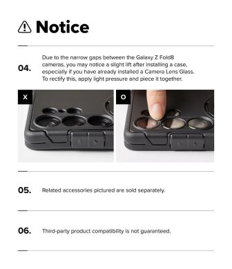 Захисний чохол Ringke Alles Magnetic для Samsung Galaxy Fold 8 (8800380460553) - Black