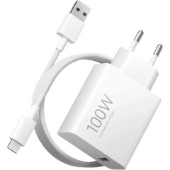 Сетевое зарядное устройство Xiaomi 100W Combo + кабель USB to Type-C&nbsp;(BHR095VEU) - White