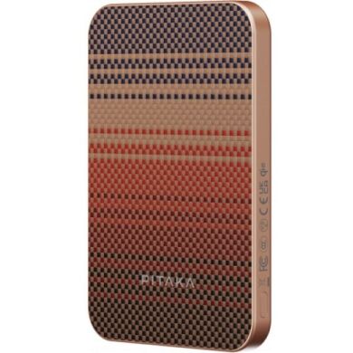 Зовнішній акумулятор Pitaka Aramid Qi2 15W (5000mAh) PBQ2402 - Sunset
