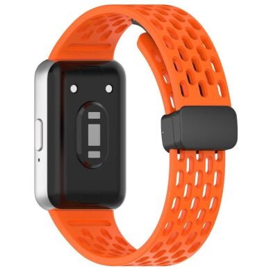 Ремешок Deexe Eclipse для Samsung Galaxy Fit 3 - Orange