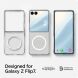 Защитный чехол Spigen (SGP) AirSkin (MagFit) для Samsung Galaxy Flip 7 (ACS09556) - Clear / White. Фото 14 из 19