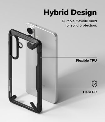 Захисний чохол Ringke Fusion X для Samsung Galaxy S26 Plus (S947) 8800328815124 - Black