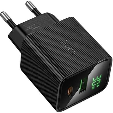 Сетевое зарядное устройство Hoco CS84A PD30W + QC3.0 - Black