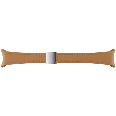 Оригинальный ремешок D-Buckle Hybrid Eco-Leather Band (S/M) для Samsung Galaxy Watch 4 / 4 Classic / 5 / 5 Pro / 6 / 6 Classic (ET-SHR93SDEGEU) - Camel