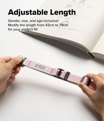 Ремінець для смартфона Ringke Lanyard Design Strap (8800293859840) - Stripe Pink