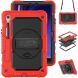 Защитный чехол Deexe Shockproof Case для Samsung Galaxy Tab S9 FE (X510) - Black / Red. Фото 1 из 10