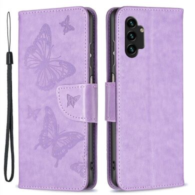 Чехол UniCase Butterfly Pattern для Samsung Galaxy A13 (А135) - Purple