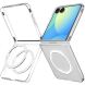 Защитный чехол Spigen (SGP) AirSkin (MagFit) для Samsung Galaxy Flip 7 (ACS09556) - Clear / White. Фото 2 из 19