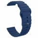 Ремешок Deexe Silicone Strap для часов с шириной крепления 22мм - Dark Blue. Фото 3 из 7