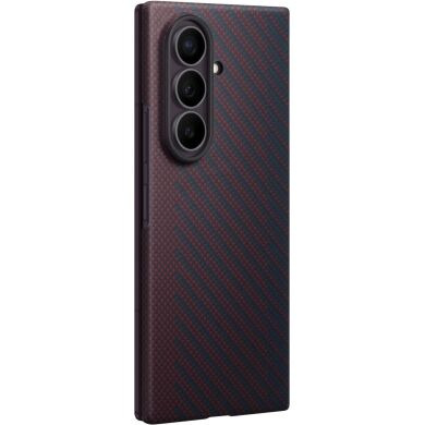 Оригінальний чохол Carbon Magnet Case для Samsung Galaxy Fold 8 Ultra (EF-KF976SREGUA) - Dark Red
