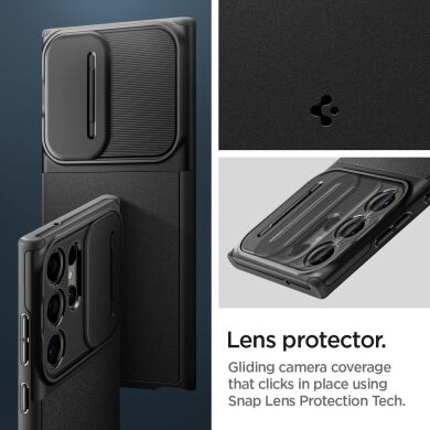 Защитный чехол Spigen (SGP) Optik Armor для Samsung Galaxy S23 Ultra (S918) - Black