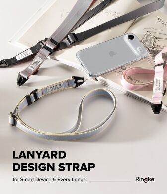 Ремінець для смартфона Ringke Lanyard Design Strap (8800293859840) - Stripe Pink