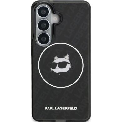 Защитный чехол Karl Lagerfeld IML Repeated Choupette MagSafe для Samsung Galaxy S26 (S942) KLHMS26SHMKBCHOK - Black