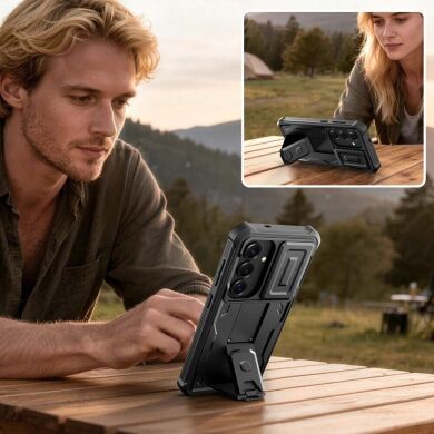 Захисний чохол Tech-Protect Kevlar Cam 2 Set для Samsung Galaxy S26 (S942) - Black