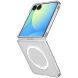 Защитный чехол Spigen (SGP) AirSkin (MagFit) для Samsung Galaxy Flip 7 (ACS09556) - Clear / White. Фото 3 из 19
