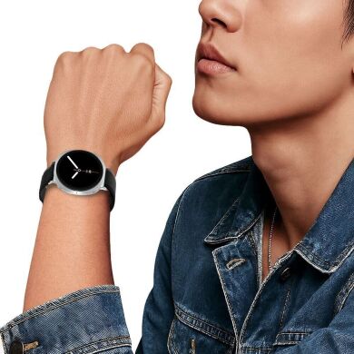 Ремешок Tech-Protect Nylon Stripe для Samsung Galaxy Watch 8 (40/44mm) / 8 Classic - Black / Orange