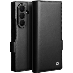 Кожаный чехол QIALINO Wallet Case (FF) для Samsung Galaxy Fold 8 Ultra - Black