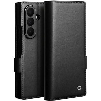 Кожаный чехол QIALINO Wallet Case (FF) для Samsung Galaxy Fold 8 Ultra - Black