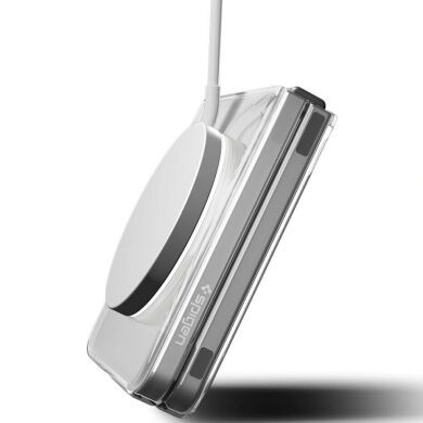 Защитный чехол Spigen (SGP) AirSkin (MagFit) для Samsung Galaxy Flip 7 (ACS09556) - Clear / White