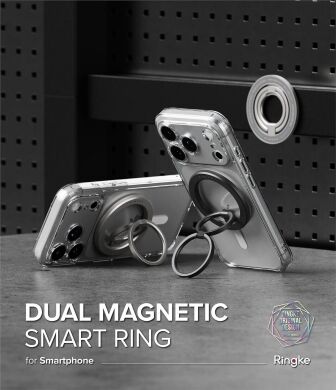 Магнітне кільце-тримач Ringke Dual Magnetic Smart Ring (8800328816848) - Black