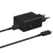 Сетевое зарядное устройство Samsung 50W Power Adapter + кабель Type-C to Type-C (EP-T5020XBEGEU) - Black. Фото 1 из 4