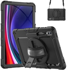 Защитный чехол Deexe Shockproof Case для Samsung Galaxy Tab S9 Ultra (X910/916) - Black