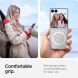 Защитный чехол Spigen (SGP) AirSkin (MagFit) для Samsung Galaxy Flip 7 (ACS09556) - Clear / White. Фото 17 из 19