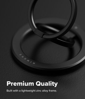 Магнітне кільце-тримач Ringke Dual Magnetic Smart Ring (8800328816848) - Black