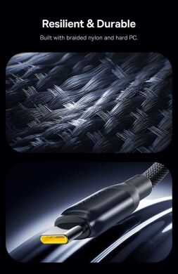 Кабель Baseus PicoGo Type-С to Type-C (240W, 1m) E0423300 - Black