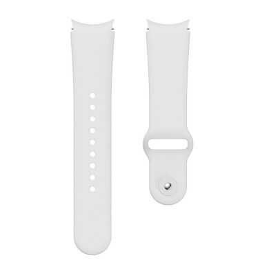 Ремінець Deexe Soft Touch для годинників з шириною кріплення 20мм - White