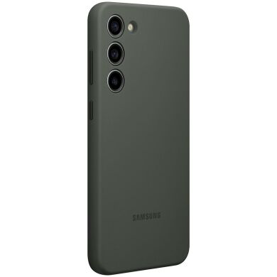 Защитный чехол Silicone Case для Samsung Galaxy S23 Plus (S916) EF-PS916TGEGRU - Khaki