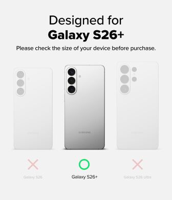 Захисний чохол Ringke Fusion X для Samsung Galaxy S26 Plus (S947) 8800328815124 - Black