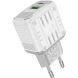 Сетевое зарядное устройство Hoco C135A Rock QC3.0 (20W) - White. Фото 3 из 7