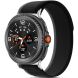 Ремешок Tech-Protect Nylon Stripe для Samsung Galaxy Watch 8 (40/44mm) / 8 Classic - Black / Orange. Фото 2 из 7